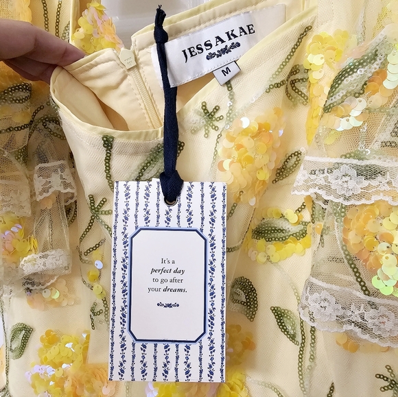 JessaKae Medium Bramble Dress in Yellow - Picture 3 of 5